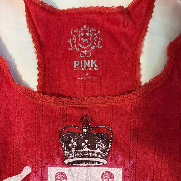 Victoria's Secret Pink Royalty with Motorcycle Skulls - Picture 4 of 5